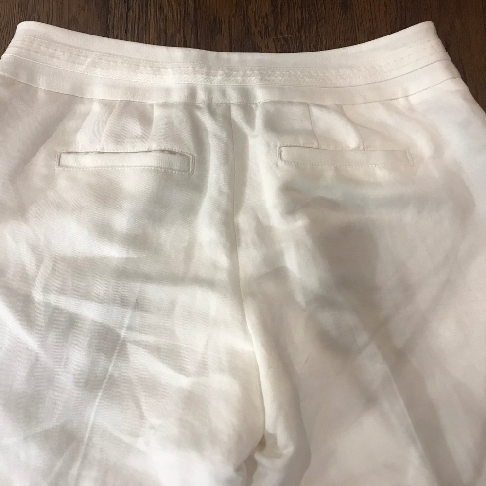 White House Black Market Legacy white linen pants - Picture 5 of 8